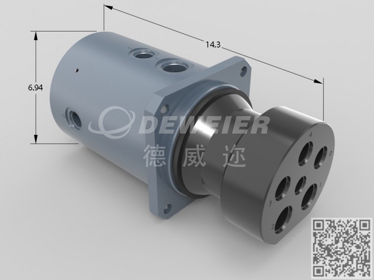 非標定制中央回轉(zhuǎn)接頭